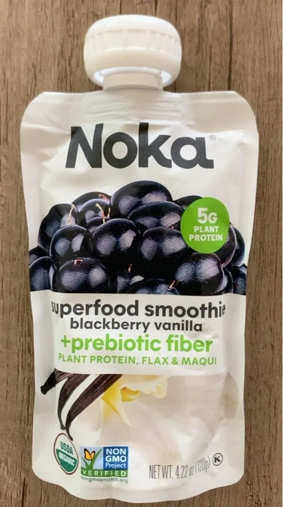 superfood smoothie blackberry vanilla + prebiotic fiber