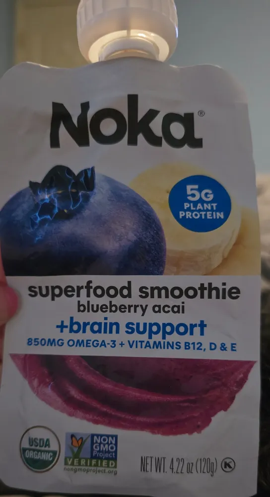 superfood smoothie blueberry acai + brain support