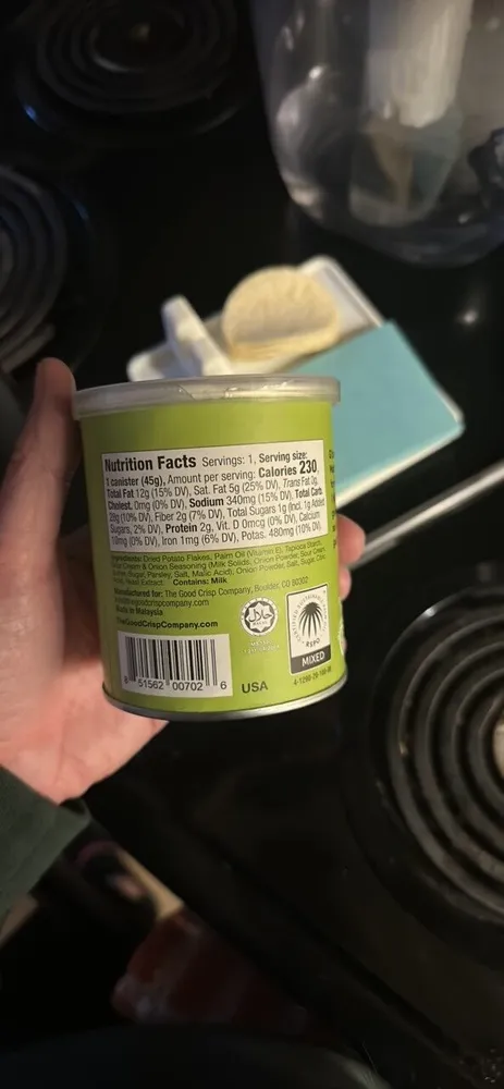 Sour Cream & Onion Potato Crisps