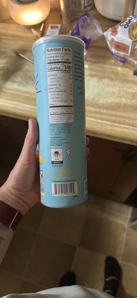 SEA SALT & VINEGAR POTATO CRISPS