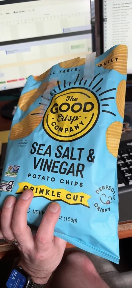 SEA SALT & VINEGAR POTATO CHIPS