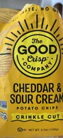 CHEDDAR & SOUR CREAM POTATO CHIPS CRINKLE CUT