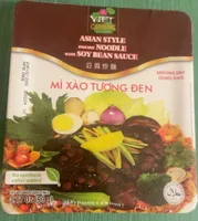 Asian style instant noodle with soy bean sauce