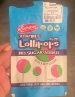 Vitamin C Organic Lollipops