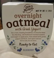Overnight Oatmeal with Greek Yogurt