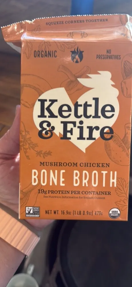 Mushroom Chicken Bone Broth