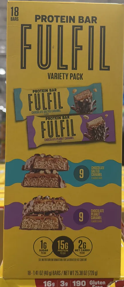 Fulfil Protein Bar Variety Pack