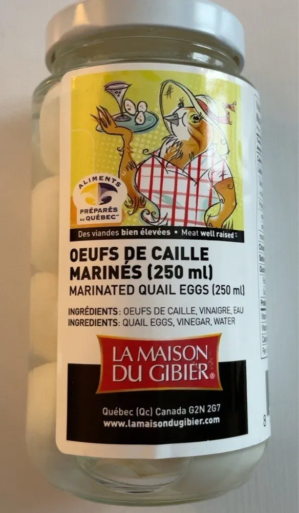 Oeufs de caille marinés