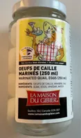 Oeufs de caille marinés