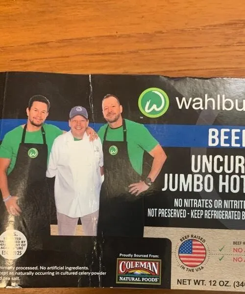 Beef Uncured Jumbo Hot Dogs