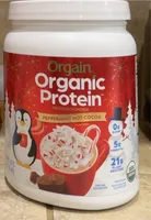 Organic Protein Powder Peppermint Hot Cocoa