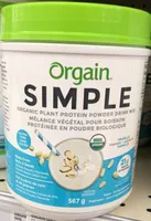 Orgain simple protein vanilla