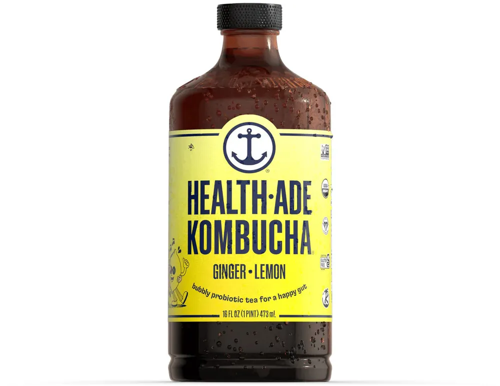 Organic Ginger-Lemon Kombucha