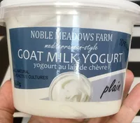 Goat milk yogurt