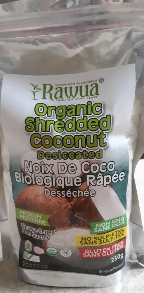 Rawa Organic Shredded Coconut Desiccated