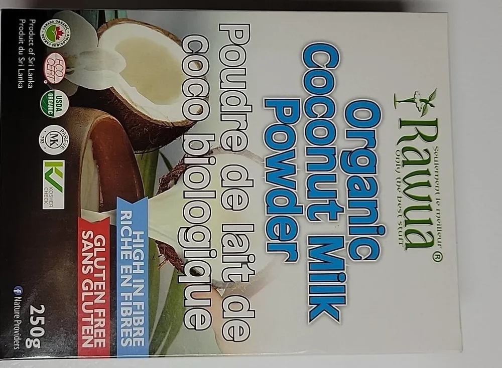 Organic coconut milk powder