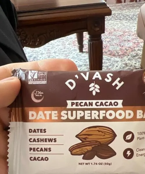 Pecan cacao date superfood bar