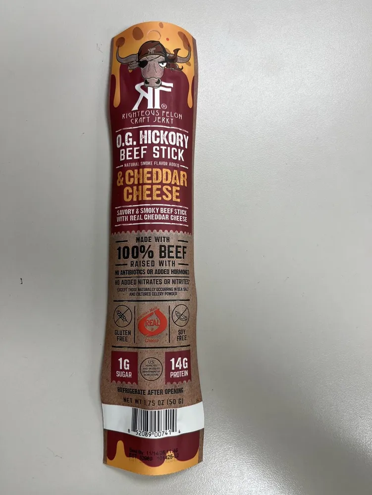 O.G. Hickory Beef Stick & Cheddar Cheese