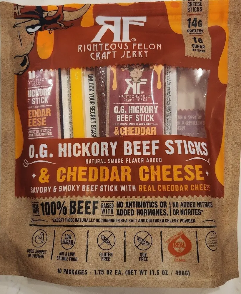 O.G. Hickory Beef Sticks & Cheddar Cheese