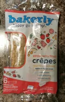 Crêpes fourrées à la fraise