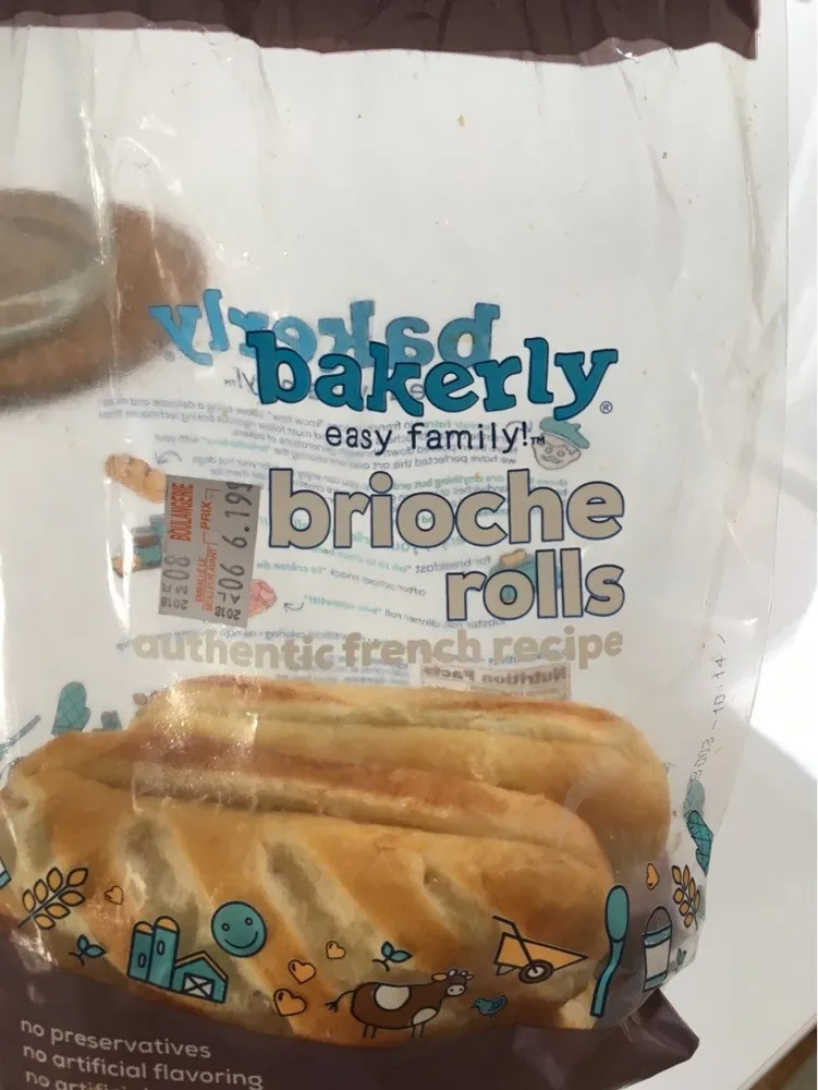 The brioche rolls
