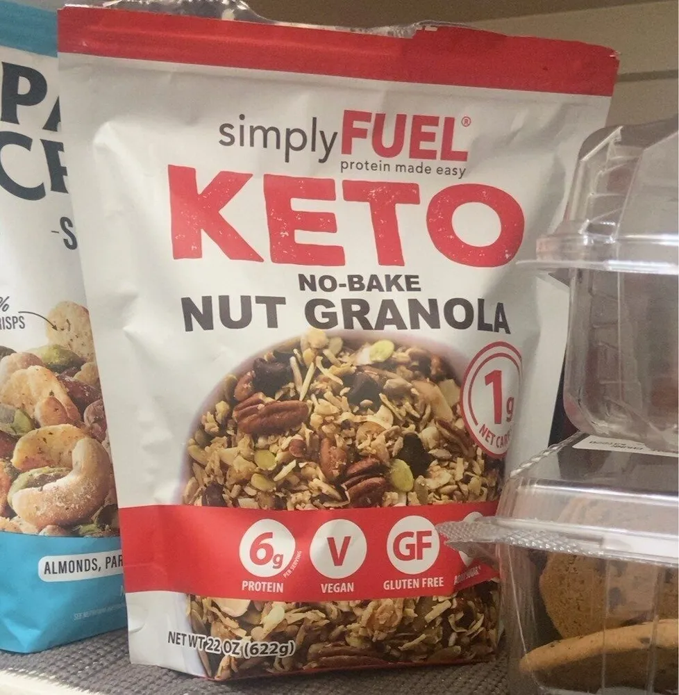 keto no bake nut granola