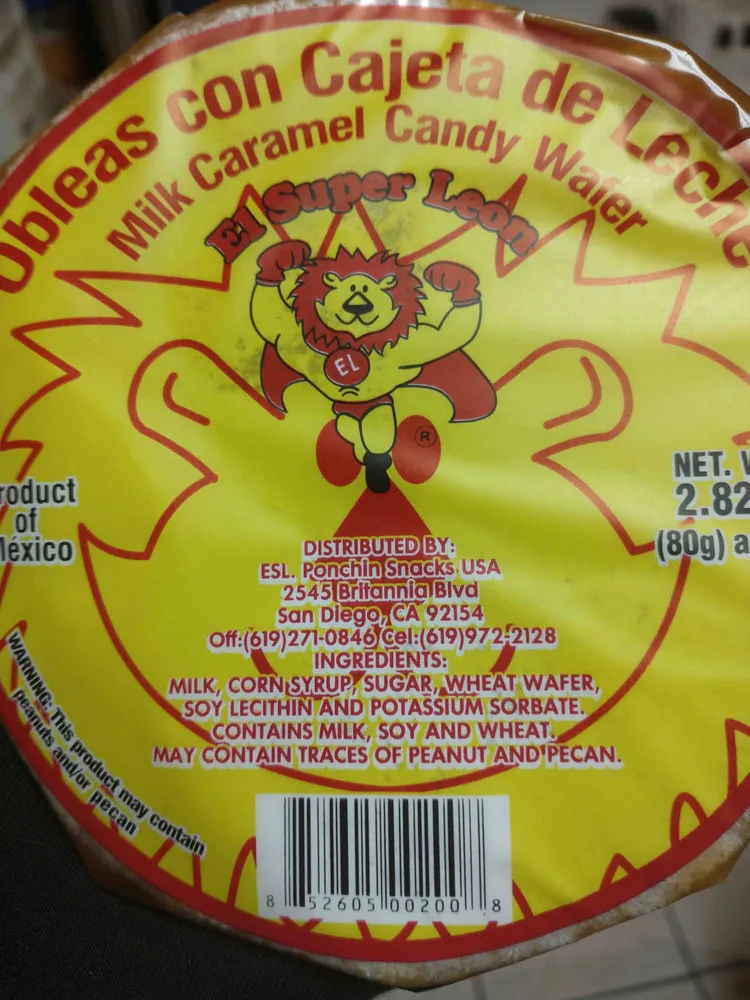 Obleas con Cajeta de Leche