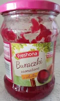 Buraczki zasmażane z cebulką