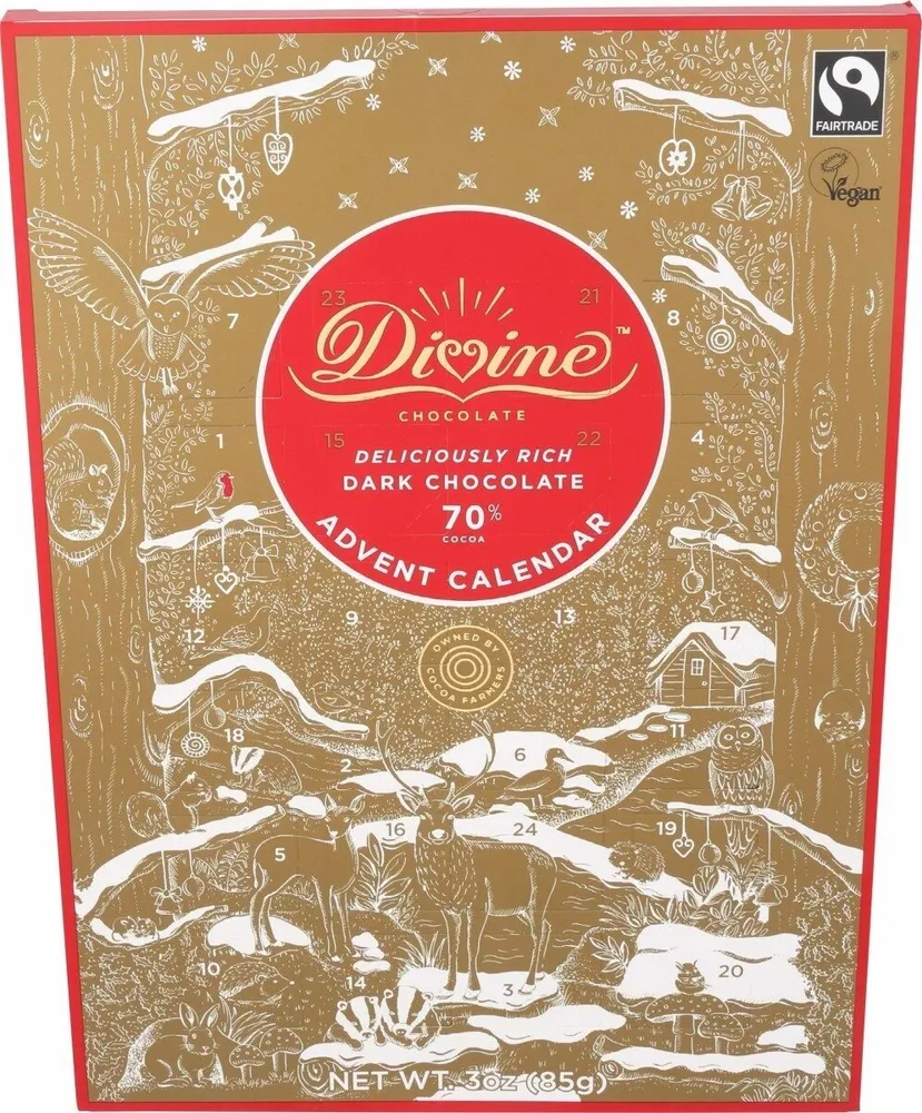 Chocolate dark advent calendar