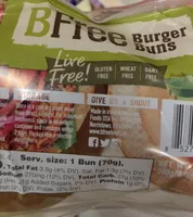 Bfree Burger Buns