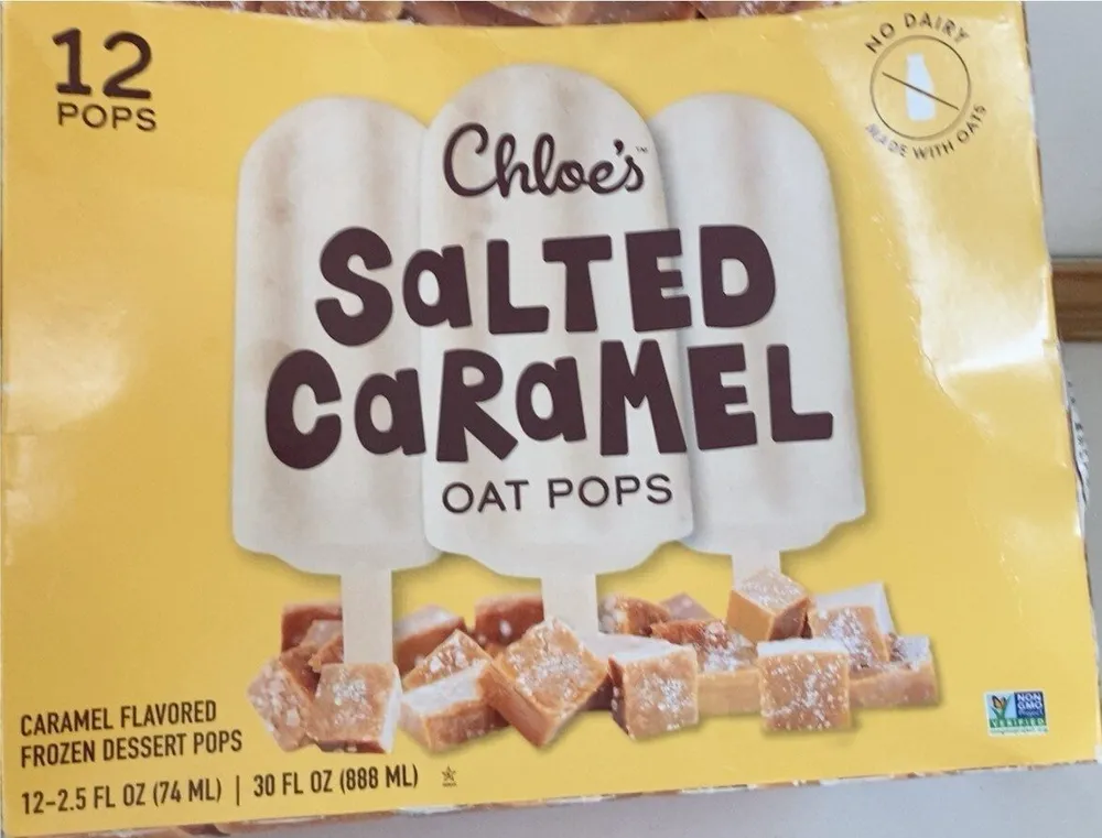 Salted Caramel Oatmilk Pops