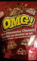 Omg milk chocolatey clusters with almonds and toffee