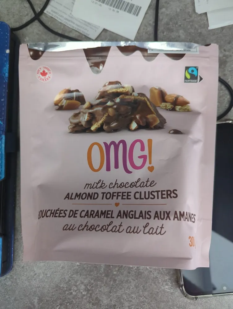 Almond Toffee Clusters