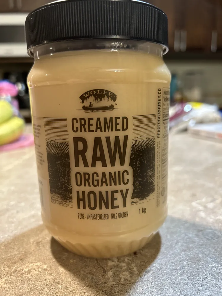 CREAMED RAW ORGANIC HONEY