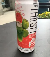 Sparkling coconut water with watermelon, watermelon