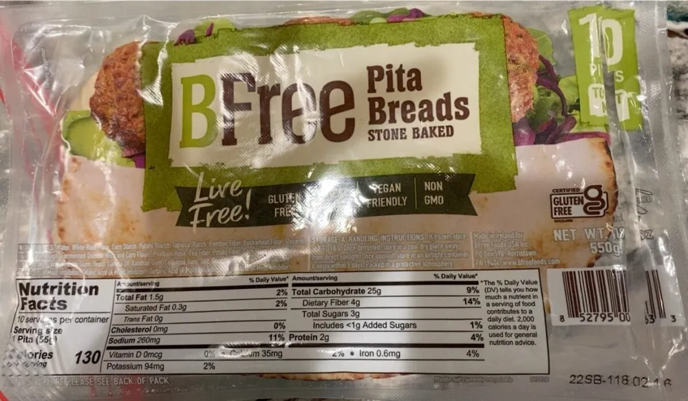 BFree Pita Breads