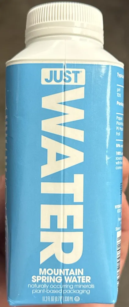 Just water