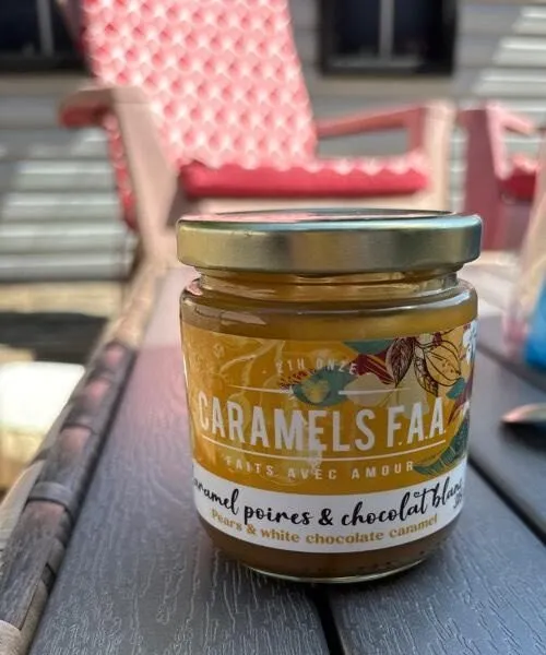 Caramel poires & chocolat blanc