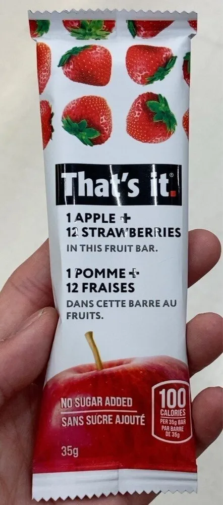 That’s It 1 Apple + 12 Strawberries