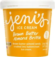 Brown butter almond brittle ice cream