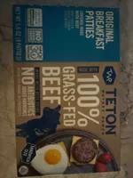 Original Breakfast Patties Made With 100% Grass-fed Beef