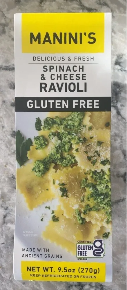 SPINACH & CHEESE RAVIOLI