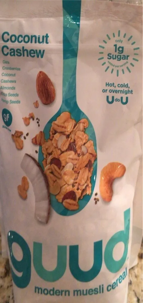 Coconut cashew modern muesli cereal
