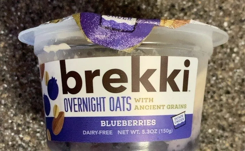 Blueberries Overnight Oats