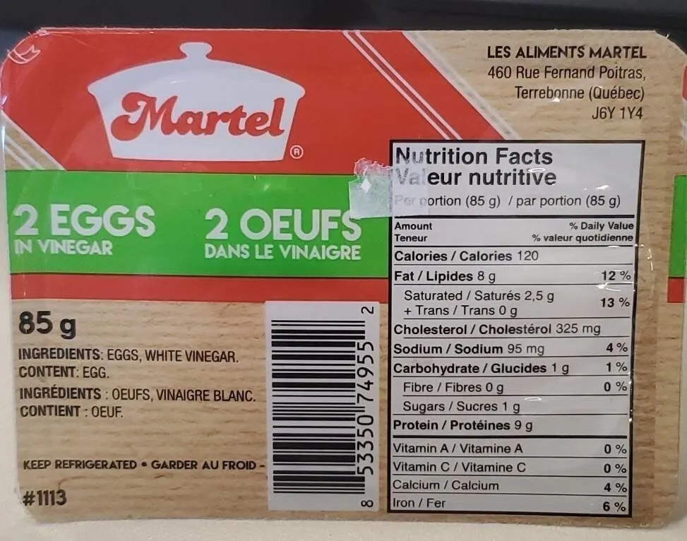 Oeuf martel