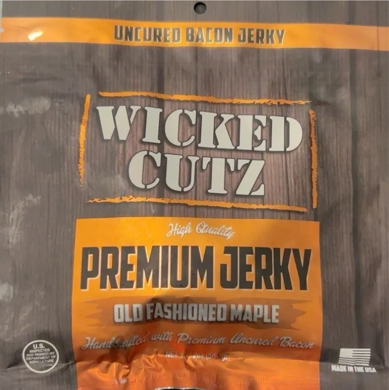BACON JERKY OLD FASHIONED MAPLE