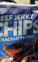 Beef jerky chips