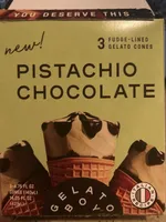 Pistachio Chocolate Cones