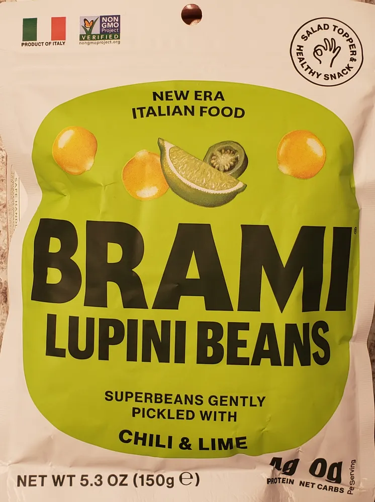 Italian Snacking Lupini Beans, Chili & Lime
