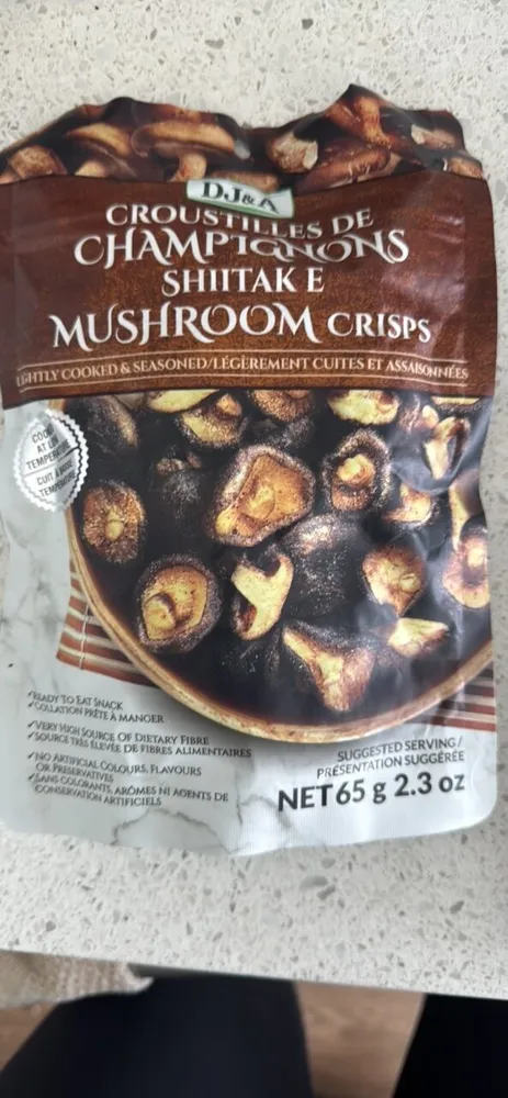 Shiitake Mushroom Crisps
